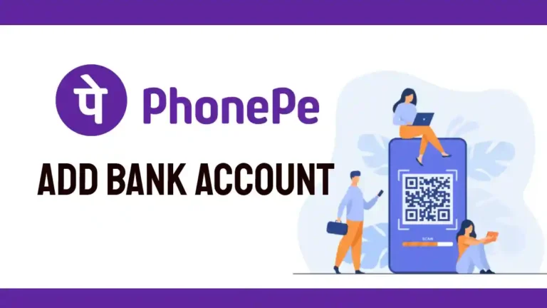 How to add a bank account in Phonepe