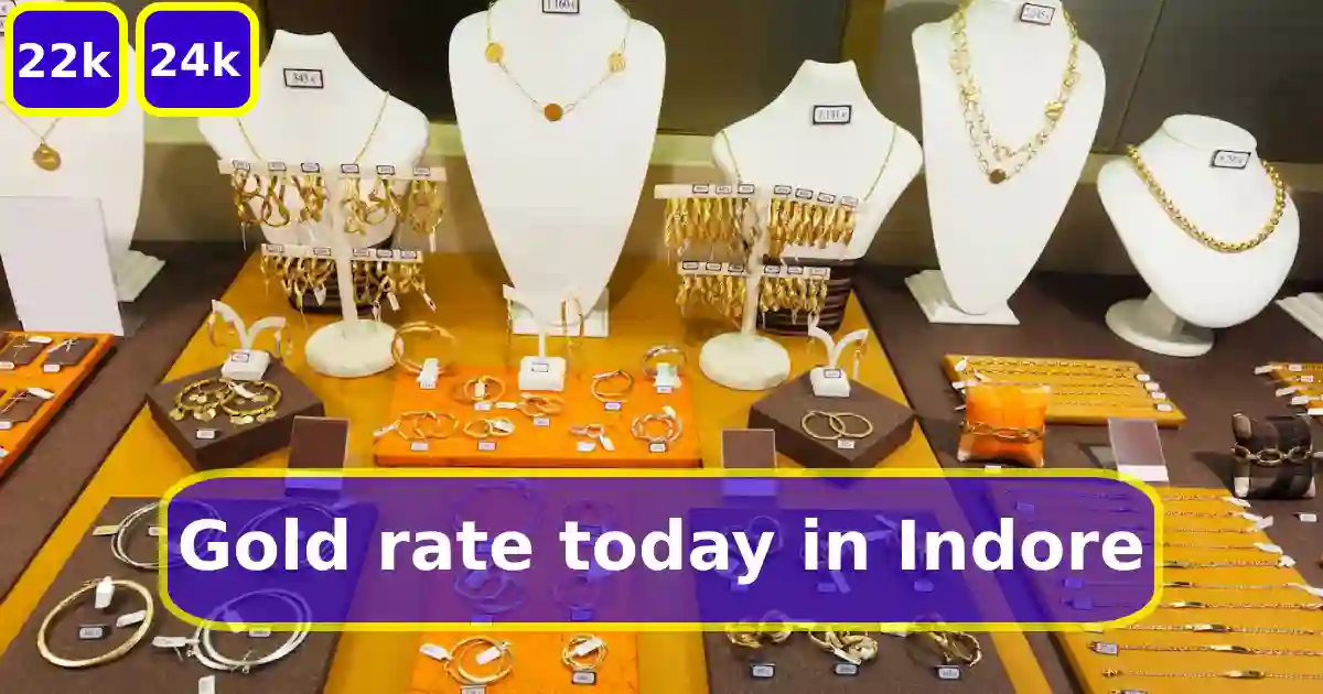 Gold rate today in Indore